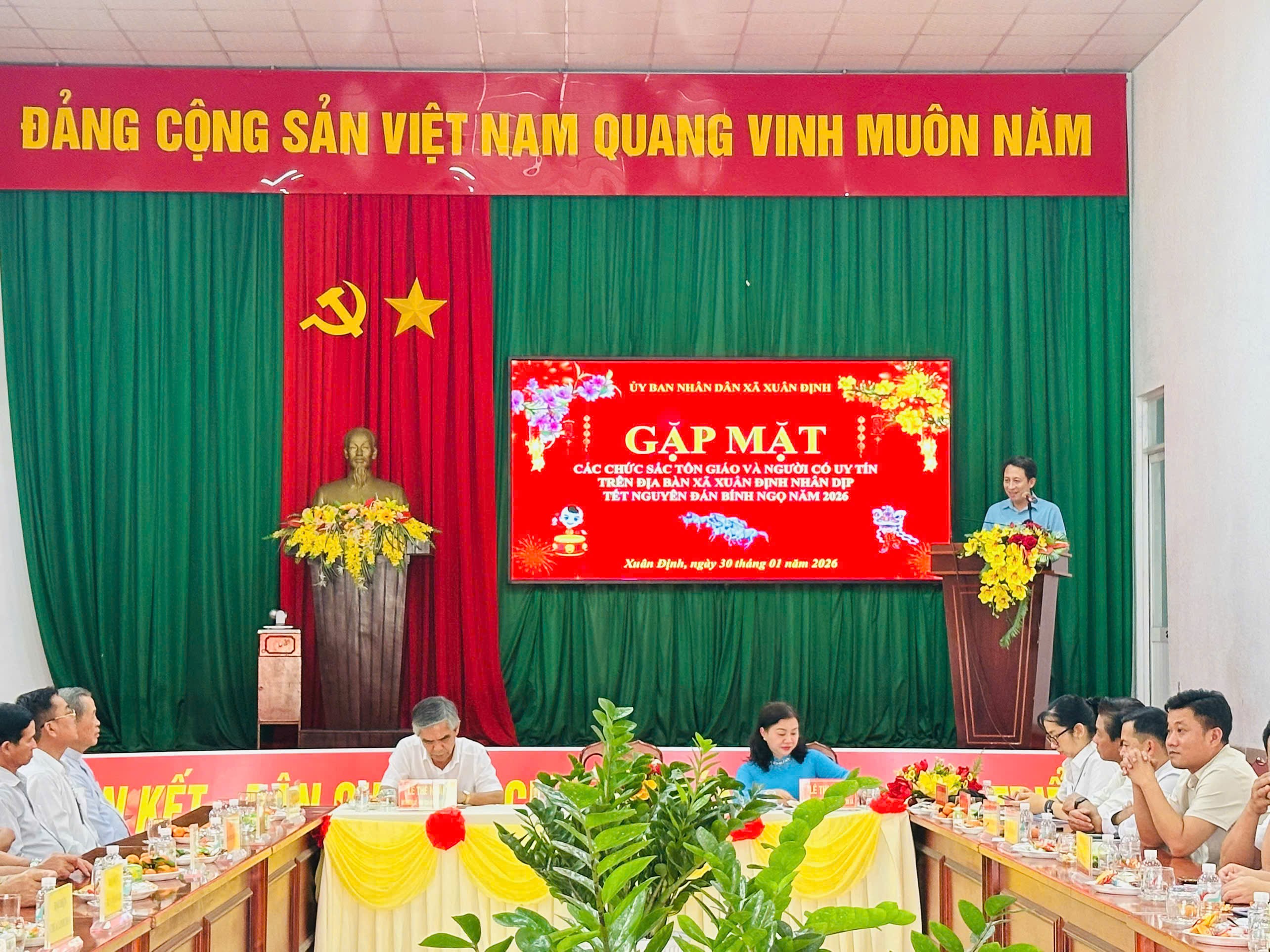 Phát biểu tại hội nghị, đồng chí Tống Trần Hòa – Bí thư Đảng ủy, Chủ tịch Hội đồng nhân dân xã