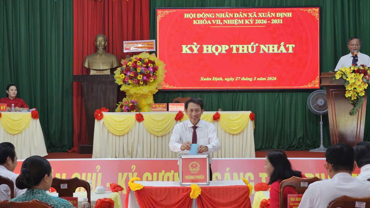 HỘI ĐỒNG NHÂN DÂN XÃ XUÂN ĐỊNH TỔ CHỨC KỲ HỌP THỨ NHẤT KHÓA VII, NHIỆM KỲ 2026–2031