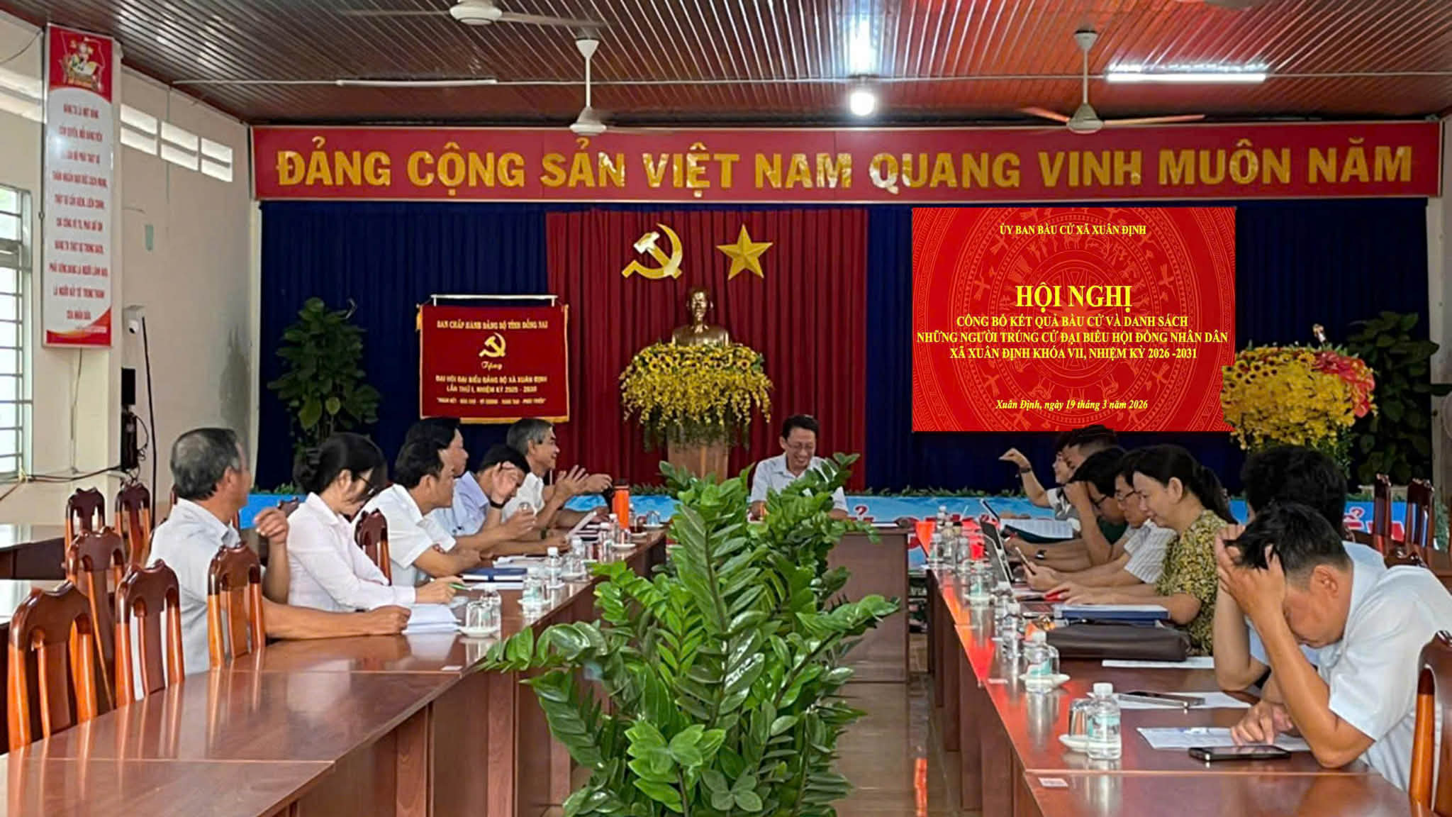 ỦY BAN BẦU CỬ XÃ XUÂN ĐỊNH CÔNG BỐ DANH SÁCH 22 NGƯỜI TRÚNG CỬ ĐẠI BIỂU HĐND XÃ NHIỆM KỲ 2026 – 2031