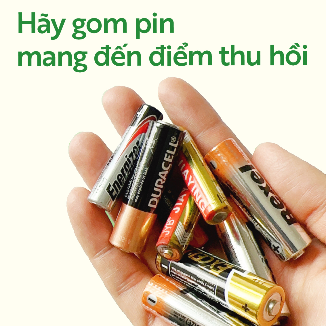 CHUNG TAY THỰC HIỆN MÔ HÌNH “PIN CŨ - NĂNG LƯỢNG MỚI” VÌ MÔI TRƯỜNG XANH, SẠCH, ĐẸP