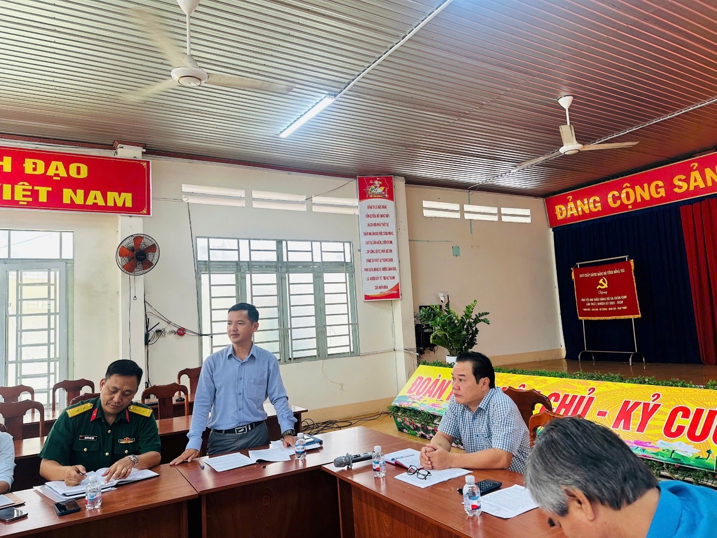 Đ/c Nguyễn Trung Du – Trưởng Ban Xây dựng Đảng – Phó Trưởng Ban Chỉ đạo Công tác 35 phát biểu